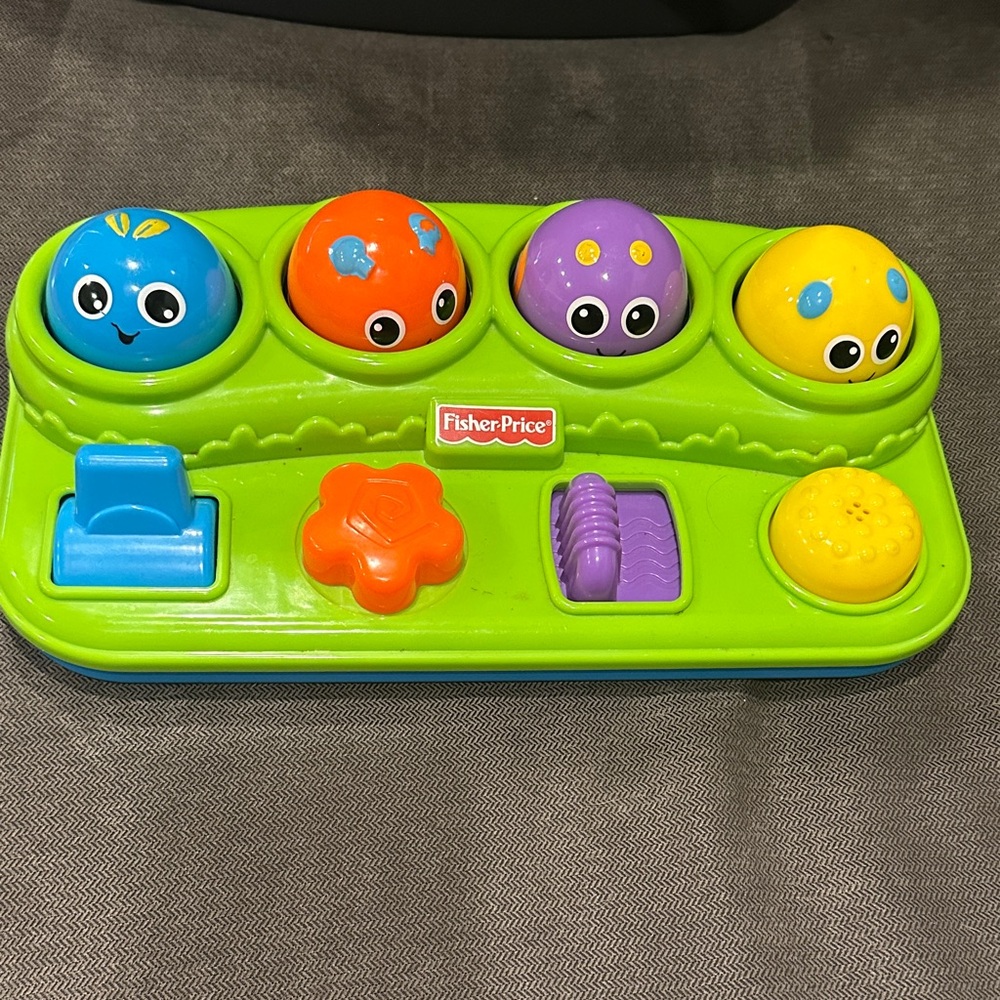 Fisher-Price Green Pop-Up Surprise Toy